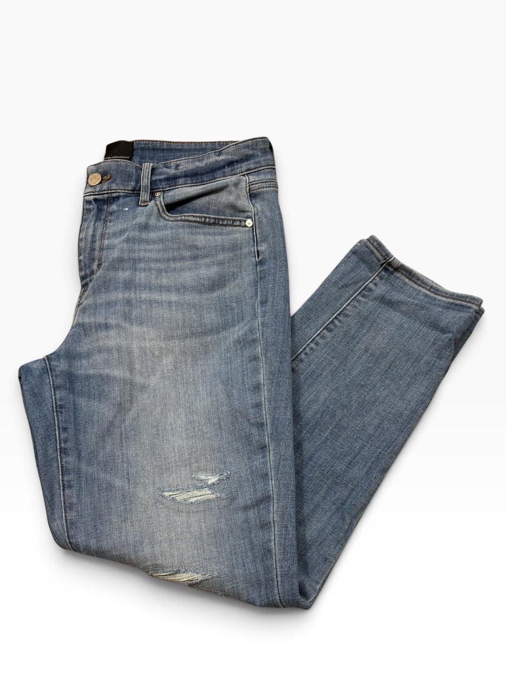 White House Black Market Mid-Rise Girlfriend Everyday Soft Jeans Size 8 Petite